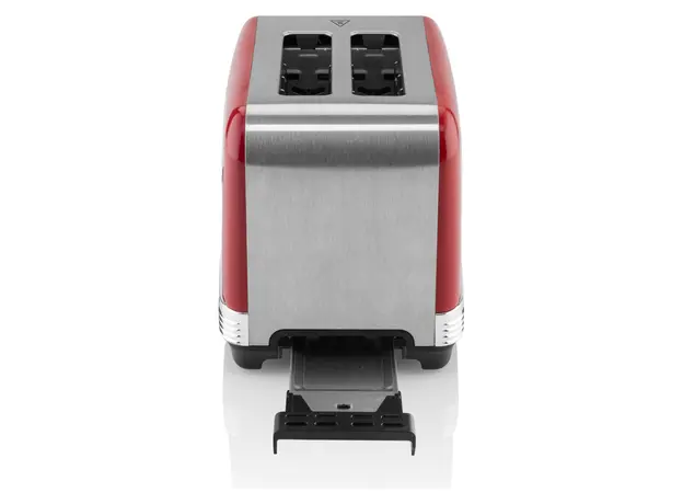 Toaster ETA 916690030 Storio, 930W, 2 Slices, 7 Levels, Retro Design, Red, 3 image
