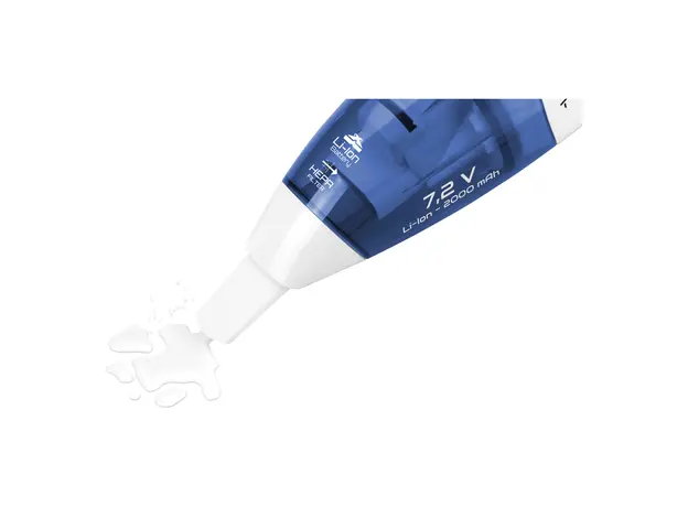 Cordless Handheld Vacuum Cleaner ETA144290000 Verto Li-ion, 7.2V, 15 min, Dry/Wet, HEPA, White/Blue, 3 image