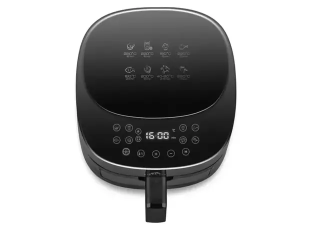 Air Fryer ETA 116890000 Vista Digi, 1300W, 4.3L, with Window, Black, 2 image