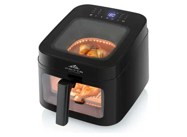 Air Fryer ETA Fritta Ultima 716890000, 1700W, 6.5 L, 12 Programs, Viewing Window, Black