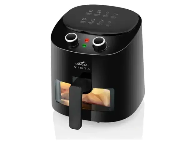 Air Fryer ETA Vista 016890000, 1300W, 4.3L, Black, 3 image