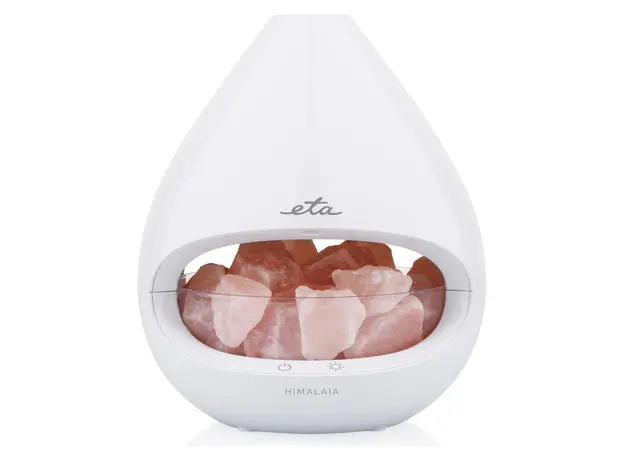 Aroma Diffuser ETA 563490000 Himalaia, Ultrasonic Humidifier, Salt Lamp, 160 ml, 15 m², White, 2 image