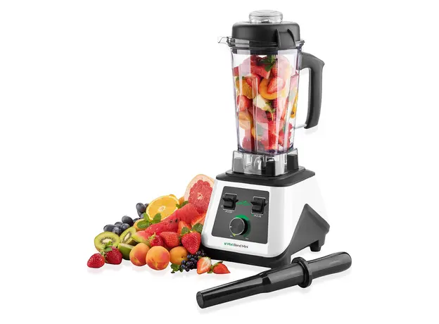 Blender ETA Vital Blend Mini 210090000, 1500W, 2 L Tritan, 15000-28000 rpm, White/Black, 4 image
