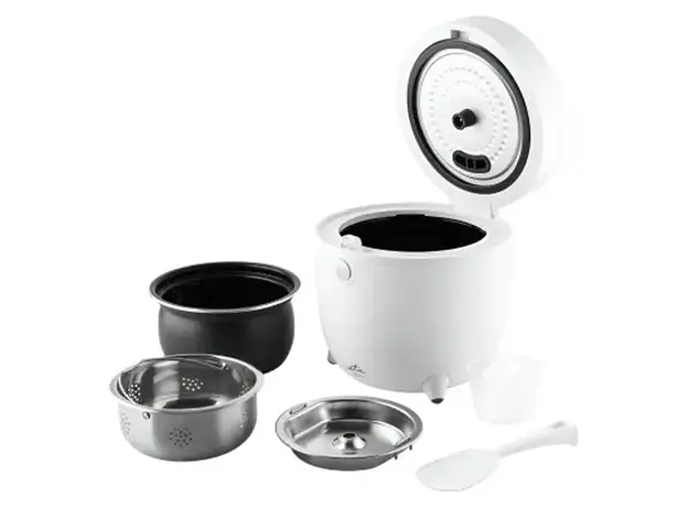 Rice Cooker ETA 413990000 Fit Rice Low Sugar, 500W, 1.6L, White, 3 image