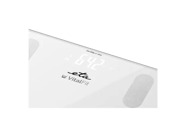 Smart Bathroom Scale ETA 678190000 Vital Fit, Bluetooth, App, 180 kg, White, 5 image