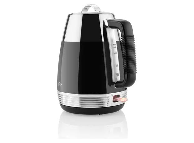 Electric Kettle ETA918690020 Storio, 1.7 L, 2150W, Stainless Steel, Retro Design, STRIX, Black, 3 image