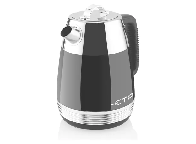 Electric Kettle ETA918690020 Storio, 1.7 L, 2150W, Stainless Steel, Retro Design, STRIX, Black, 4 image