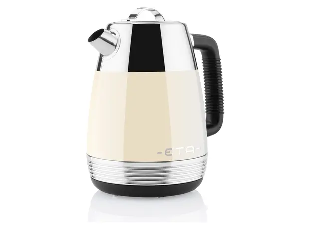 Electric Kettle ETA918690040 Storio, 1.7 L, 2150W, Stainless Steel, Retro Design, STRIX, Beige, 2 image