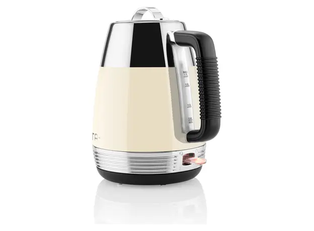 Electric Kettle ETA918690040 Storio, 1.7 L, 2150W, Stainless Steel, Retro Design, STRIX, Beige, 3 image