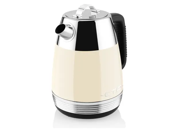 Electric Kettle ETA918690040 Storio, 1.7 L, 2150W, Stainless Steel, Retro Design, STRIX, Beige, 4 image