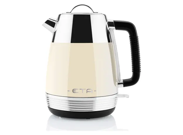 Electric Kettle ETA918690040 Storio, 1.7 L, 2150W, Stainless Steel, Retro Design, STRIX, Beige