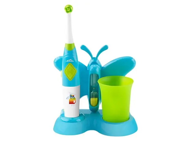 Electric Toothbrush ETA 129490080 Zubnička, Kids, 4500 oscillations/min, with Hourglass, Blue