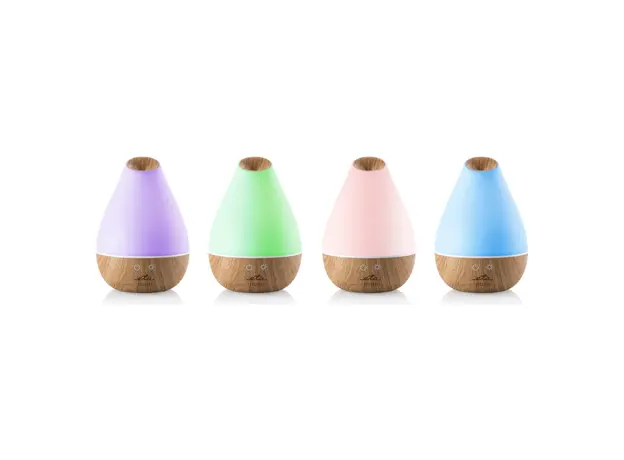 Air Humidifier ETA 763490000 Aura, Ultrasonic, 1.3L, 30 m², 16 h, Aromatherapy, White/Wood, 3 image