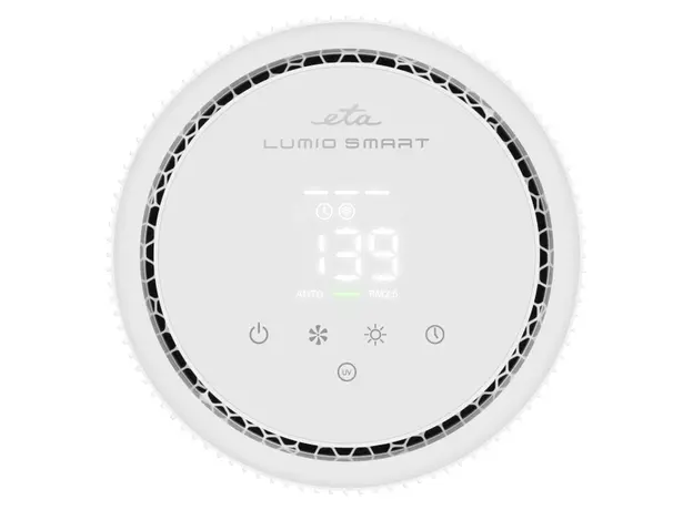 Air Purifier ETA 756990000 Lumio Smart, 30m², HEPA H13, Wi-Fi, White, 4 image
