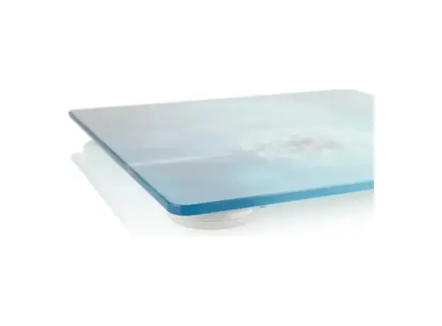 Bathroom Scale ETA 178090040 Breeze, up to 180 kg, 100 g Accuracy, 6 mm Glass, LCD, Blue, 2 image