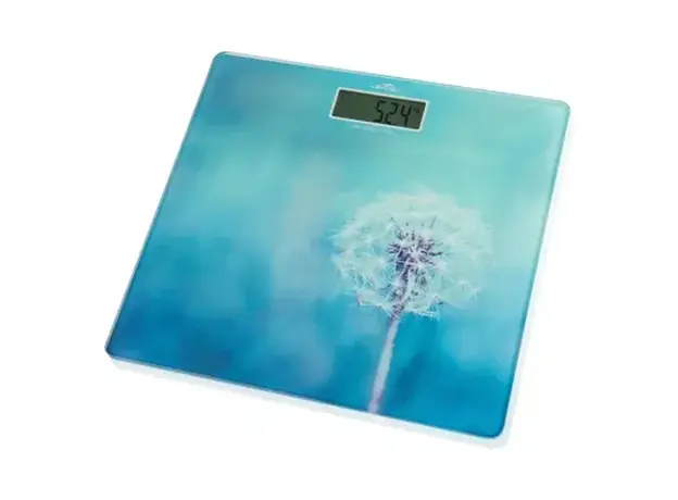 Bathroom Scale ETA 178090040 Breeze, up to 180 kg, 100 g Accuracy, 6 mm Glass, LCD, Blue