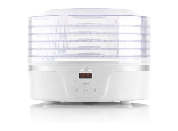 Food Dehydrator ETA 730190000 Secca, 380W, 5 Trays, 35–70°C, 24h Timer, White
