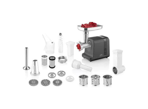 Meat Grinder ETA 607590000 Besto, 2500W, 2.9 kg/min, Black/Grey, 3 image