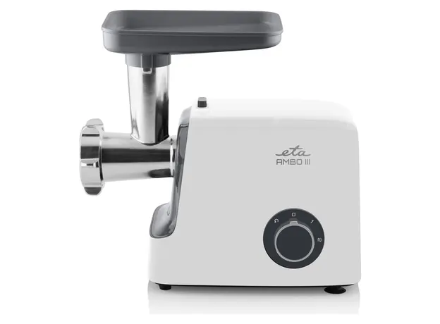 Meat Grinder ETA Ambo III 507590000, 2200W, 2.5 kg/min, Reverse, with Grater Attachment, White/Grey, 4 image