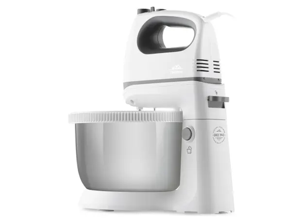 Hand Mixer with Bowl ETA 205290000 Crema II, 400W, 5 Speeds + Turbo, 3.6L Stainless Steel Bowl, White, 4 image