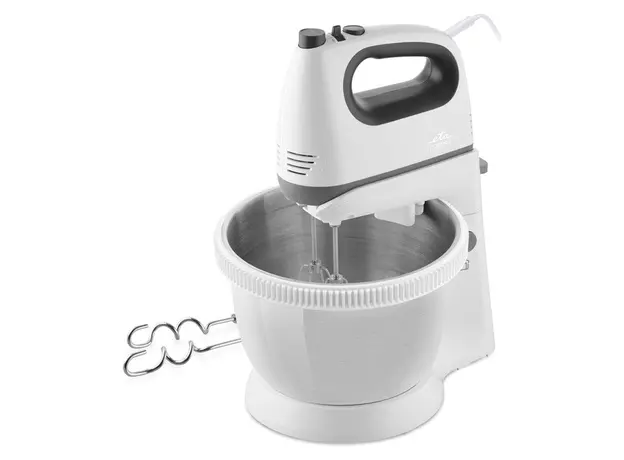 Hand Mixer with Bowl ETA 205290000 Crema II, 400W, 5 Speeds + Turbo, 3.6L Stainless Steel Bowl, White