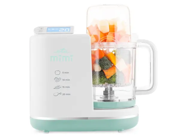 Baby Food Maker ETA 430690000 MIMI, Steam Cooker & Blender 6-in-1, 0.9L, White, 2 image