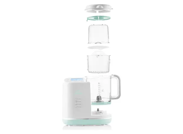 Baby Food Maker ETA 430690000 MIMI, Steam Cooker & Blender 6-in-1, 0.9L, White, 3 image