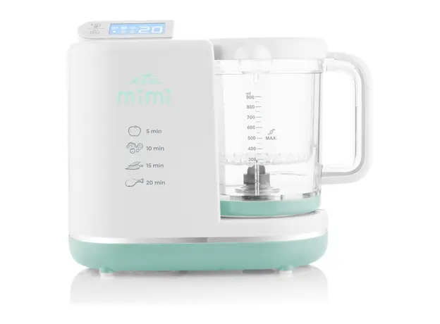Baby Food Maker ETA 430690000 MIMI, Steam Cooker & Blender 6-in-1, 0.9L, White, 4 image