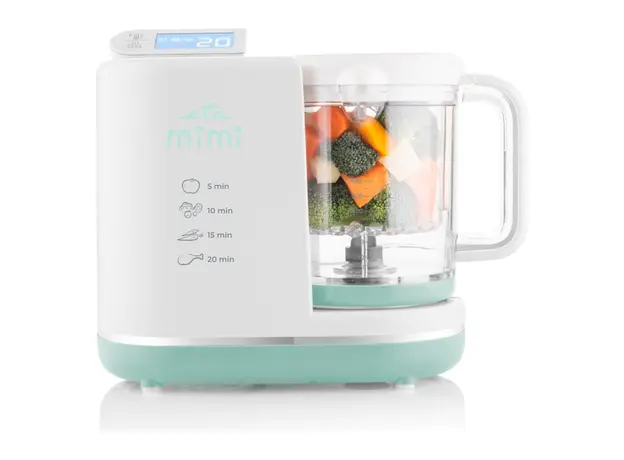 Baby Food Maker ETA 430690000 MIMI, Steam Cooker & Blender 6-in-1, 0.9L, White, 5 image