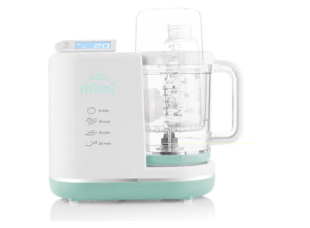 Baby Food Maker ETA 430690000 MIMI, Steam Cooker & Blender 6-in-1, 0.9L, White