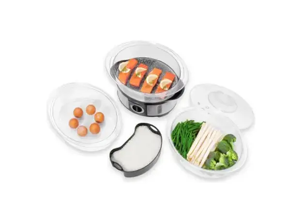 Steam Cooker ETA Steampot 013490000, 1000W, 12.25L, 3 Tiers, 3 image