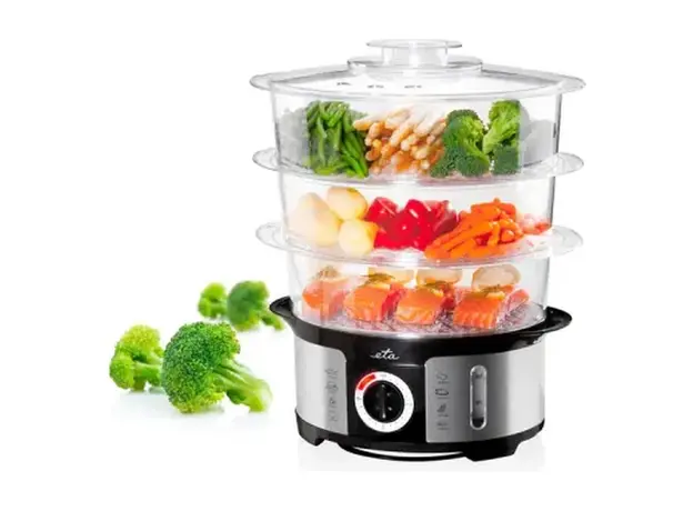 Steam Cooker ETA Steampot 013490000, 1000W, 12.25L, 3 Tiers