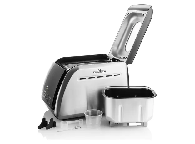 Bread Maker ETA 714990030 Delicca II, 850W, 1.5 kg, 16 Programmes, Black/Silver, 4 image