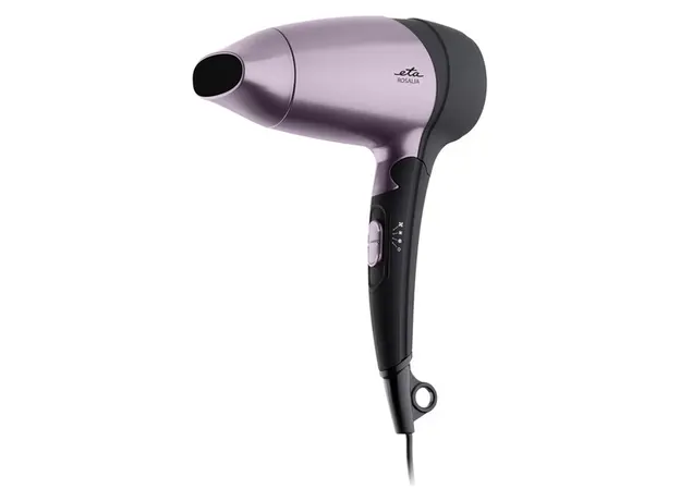 Travel Hair Dryer ETA632090000 Rosalia, 1200W, Foldable Handle, Violet/Black