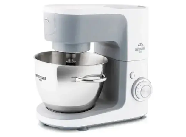 Kitchen Machine ETA Gratussino III Bravo 302390010, 1200W, 4.5 L, with blender, White/Grey, 2 image