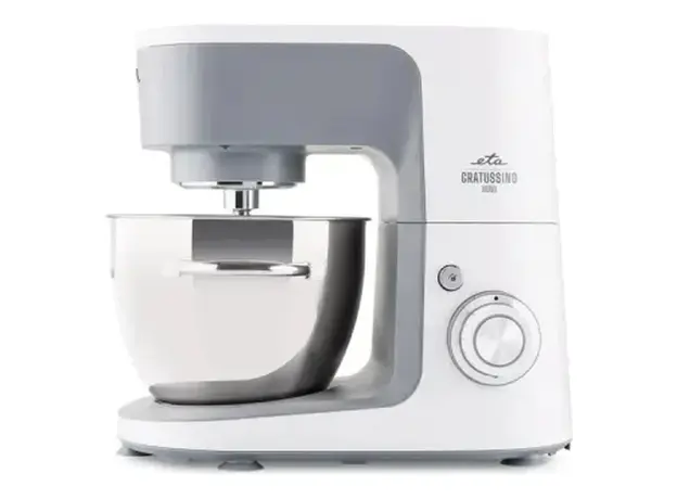 Kitchen Machine ETA Gratussino III Bravo 302390010, 1200W, 4.5 L, with blender, White/Grey