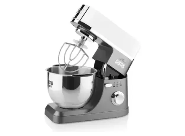Kitchen Machine ETA Gustus IV Gulliver 412890010, 1200W, 5.5 L, with meat grinder and blender, White/Grey, 2 image