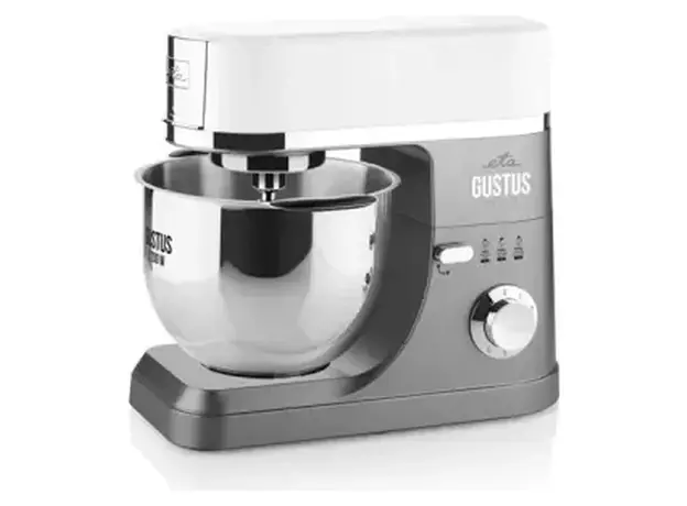 Kitchen Machine ETA Gustus IV Gulliver 412890010, 1200W, 5.5 L, with meat grinder and blender, White/Grey