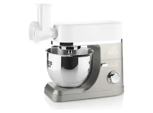 Kitchen Machine ETA Gustus IV Maximus 412890030, 1200W, 5.5 L, with meat grinder and blender, White/Grey, 3 image