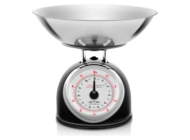 Kitchen Scale ETA 577790020 Storio, Mechanical, 5 kg, 2 L Bowl, Black, 3 image