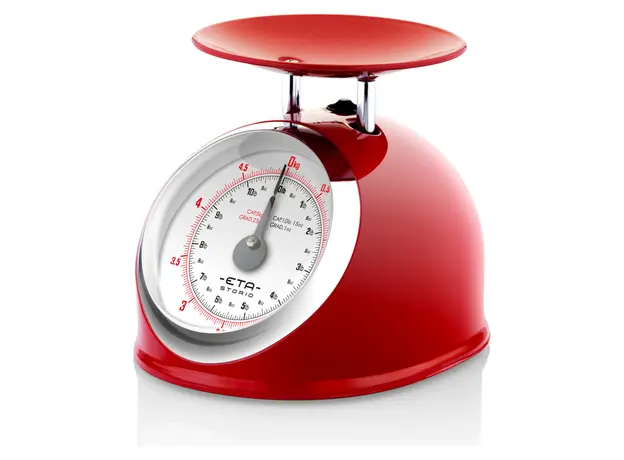 Kitchen Scale ETA 577790030 Storio, Mechanical, 5 kg, 2 L Bowl, Red, 2 image