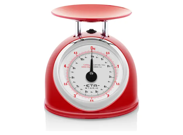 Kitchen Scale ETA 577790030 Storio, Mechanical, 5 kg, 2 L Bowl, Red, 4 image