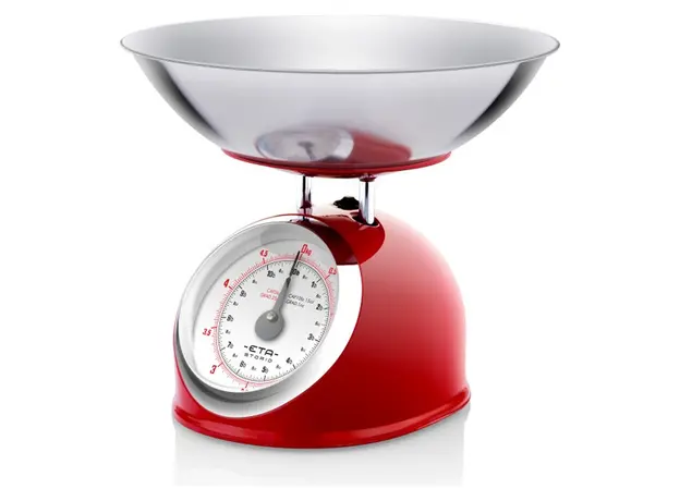 Kitchen Scale ETA 577790030 Storio, Mechanical, 5 kg, 2 L Bowl, Red