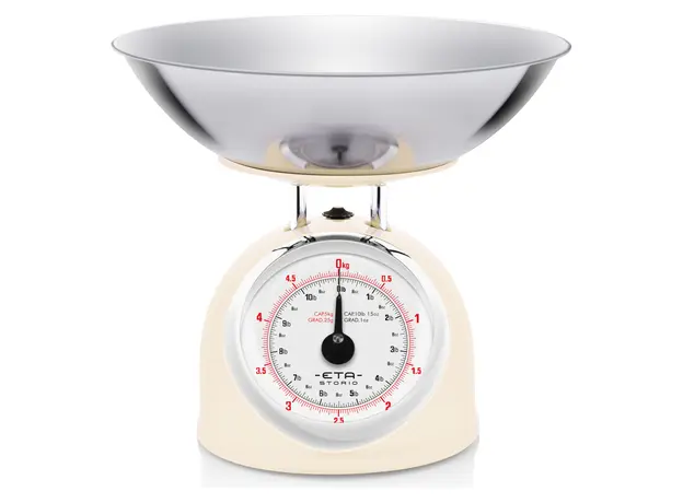 Kitchen Scale ETA 577790040 Storio, Mechanical, 5 kg, 2 L Bowl, Beige, 3 image