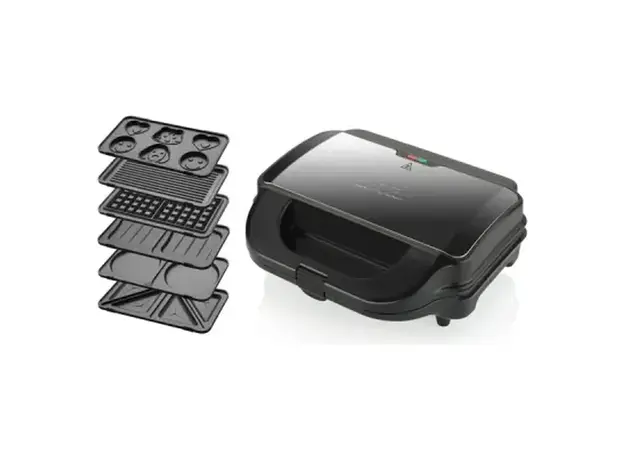 Sandwich Maker ETA 515190000 Sorento Plus, 900W, 6-in-1, Black, 7 image
