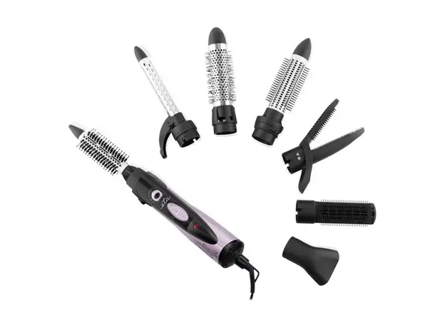 Hot Air Styler ETA 732290000 Rosalia, 1000W, 7 Attachments, Ionic, Violet