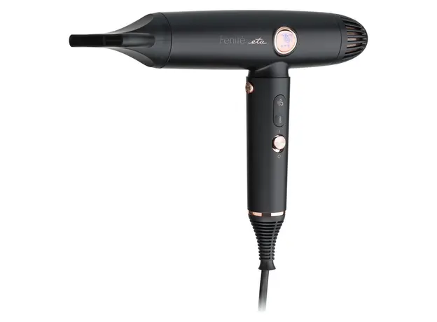 Hair Dryer ETA Fenité Exclusive 931990000, 1400W, Brushless Motor, Ionization, LCD Display, Black, 2 image