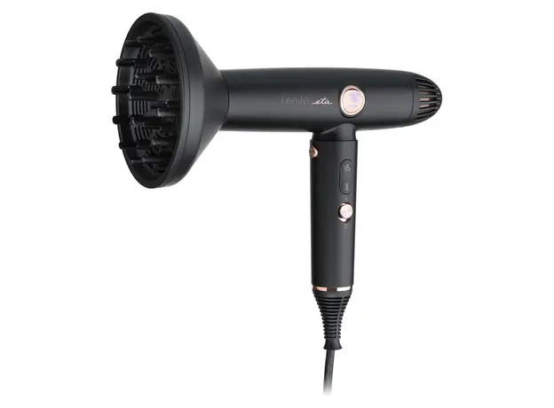 Hair Dryer ETA Fenité Exclusive 931990000, 1400W, Brushless Motor, Ionization, LCD Display, Black, 3 image