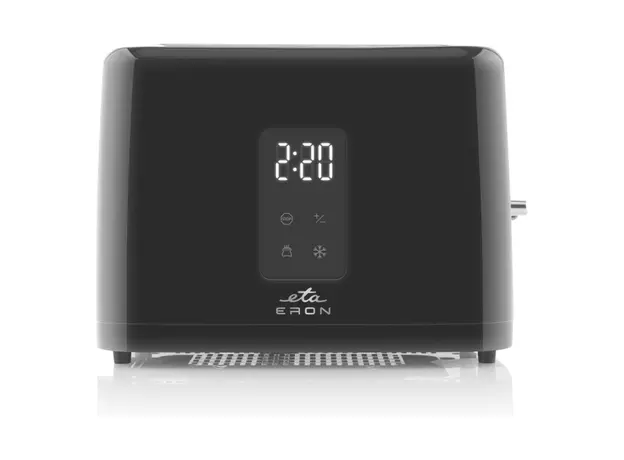 Toaster ETA816690000 Eron, 930W, 2 Slices, LED Display, Touch Control, Black, 2 image